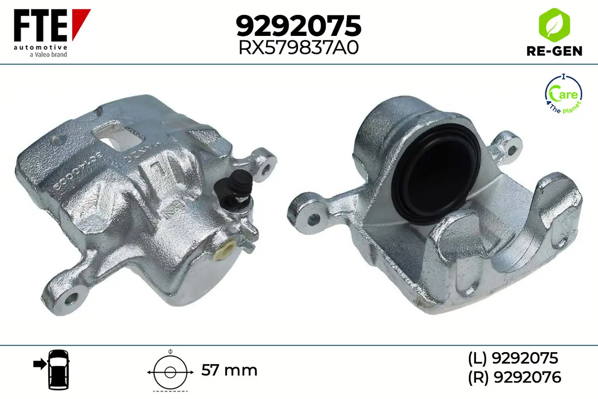 Bremssattel Vorderachse links FTE 9292075