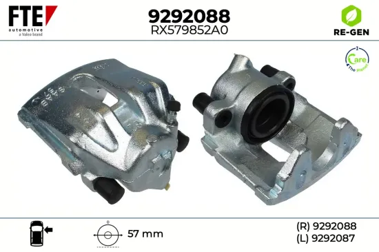 Bremssattel Vorderachse rechts FTE 9292088 Bild Bremssattel Vorderachse rechts FTE 9292088