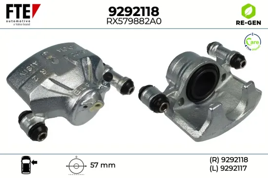 Bremssattel Vorderachse rechts FTE 9292118 Bild Bremssattel Vorderachse rechts FTE 9292118
