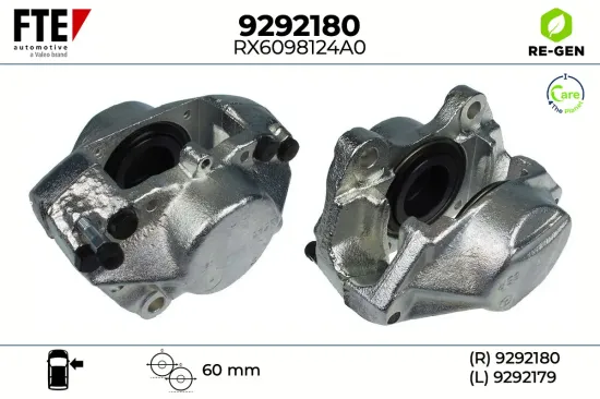 Bremssattel Vorderachse rechts FTE 9292180 Bild Bremssattel Vorderachse rechts FTE 9292180