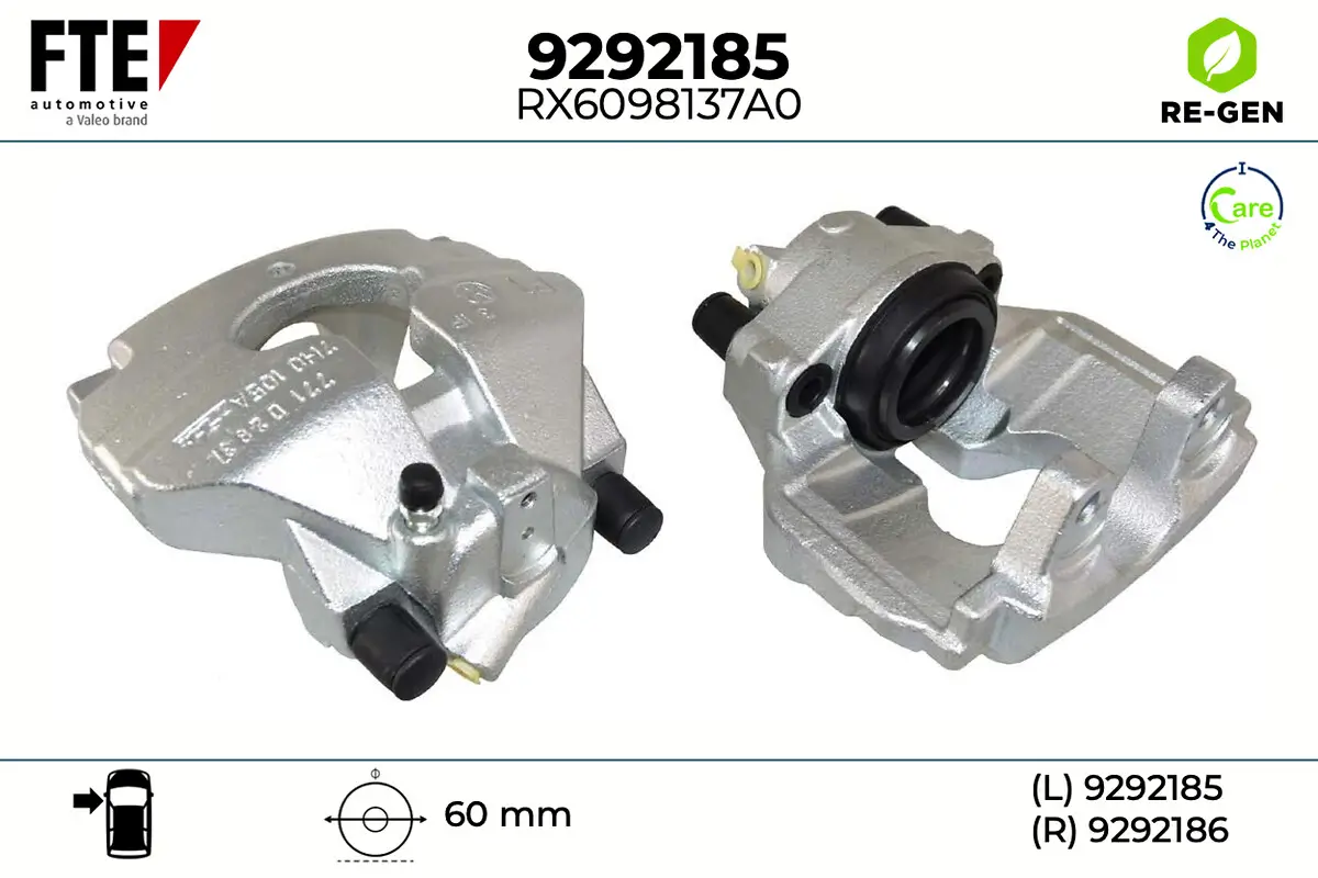 Bremssattel Vorderachse links FTE 9292185