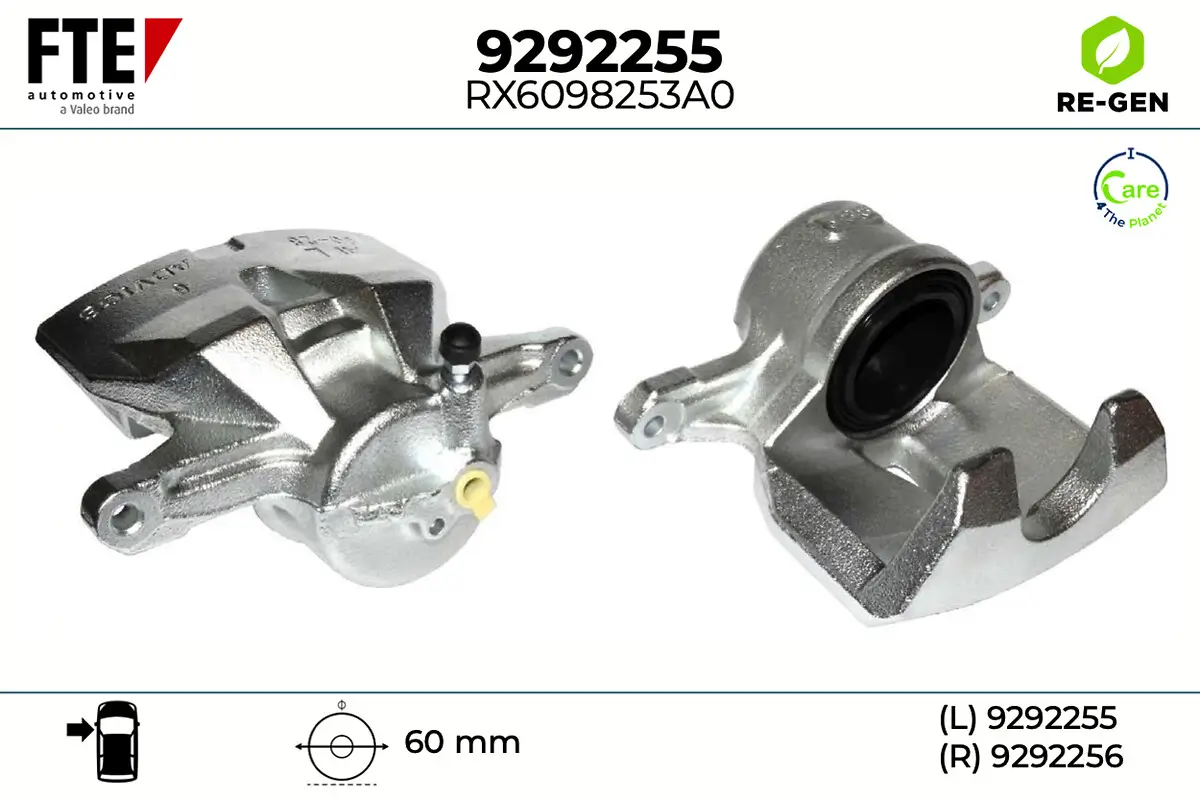 Bremssattel Vorderachse links FTE 9292255