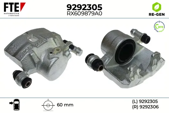 Bremssattel Vorderachse links FTE 9292305 Bild Bremssattel Vorderachse links FTE 9292305