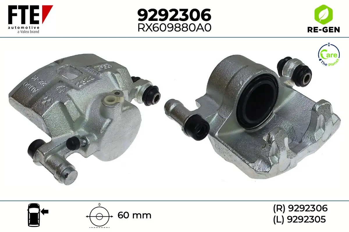 Bremssattel Vorderachse rechts FTE 9292306