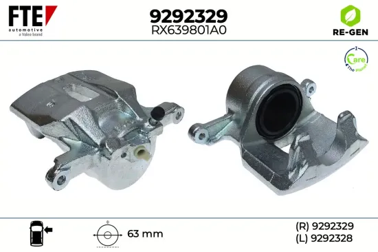 Bremssattel Vorderachse rechts FTE 9292329 Bild Bremssattel Vorderachse rechts FTE 9292329