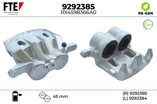 Bremssattel Vorderachse rechts FTE 9292385 Bild Bremssattel Vorderachse rechts FTE 9292385