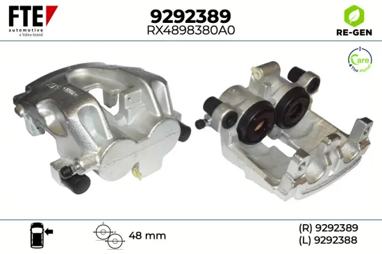 Bremssattel Vorderachse rechts FTE 9292389 Bild Bremssattel Vorderachse rechts FTE 9292389