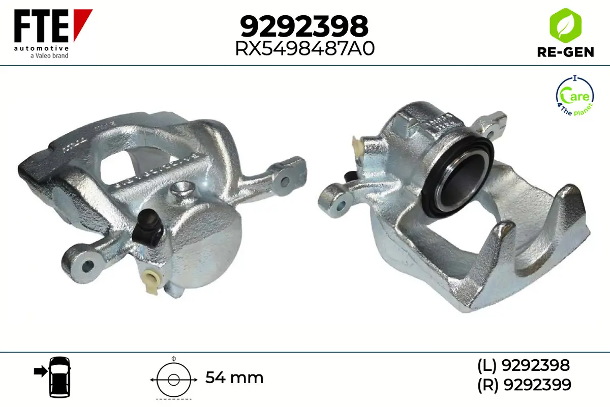 Bremssattel Vorderachse links FTE 9292398