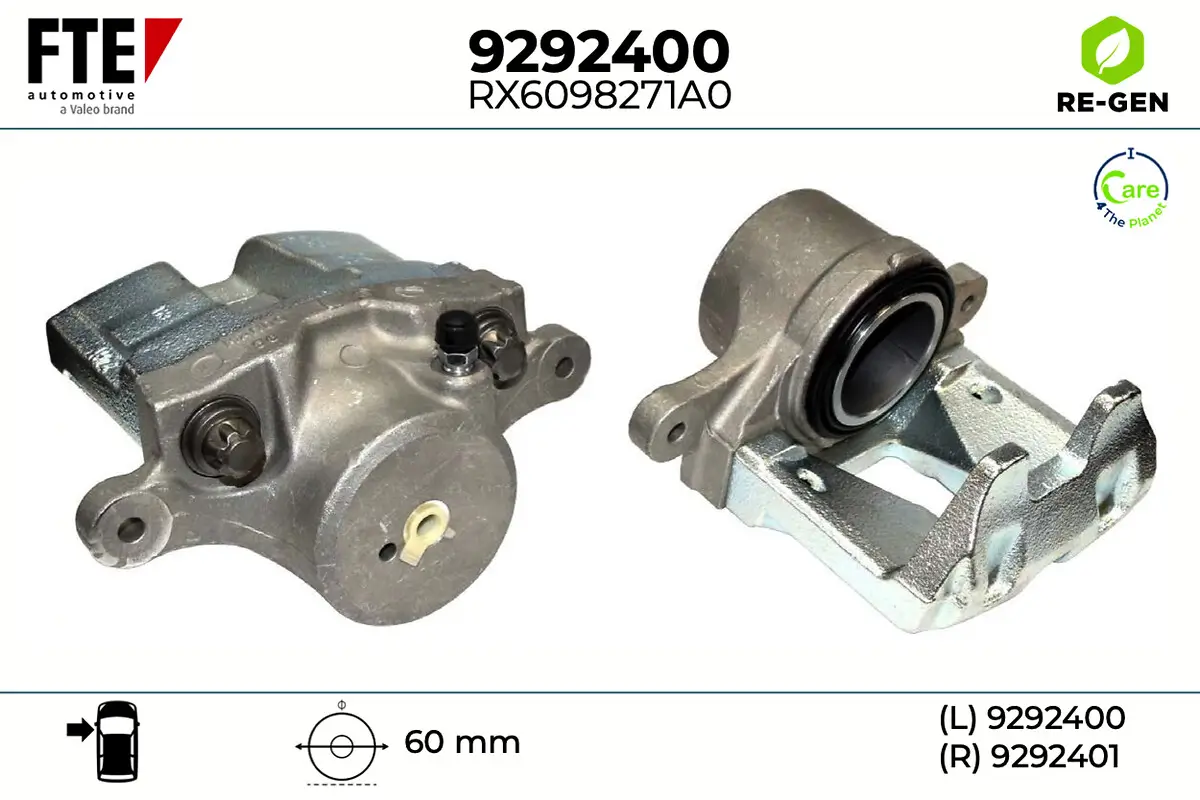 Bremssattel Vorderachse links FTE 9292400