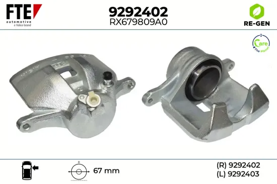 Bremssattel Vorderachse rechts FTE 9292402 Bild Bremssattel Vorderachse rechts FTE 9292402