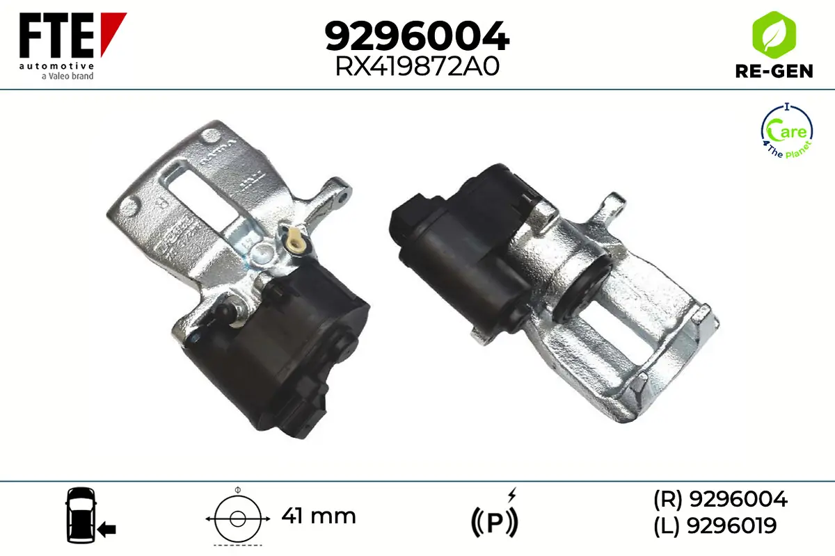 Bremssattel Hinterachse rechts FTE 9296004