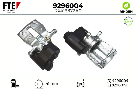 Bremssattel Hinterachse rechts FTE 9296004 Bild Bremssattel Hinterachse rechts FTE 9296004