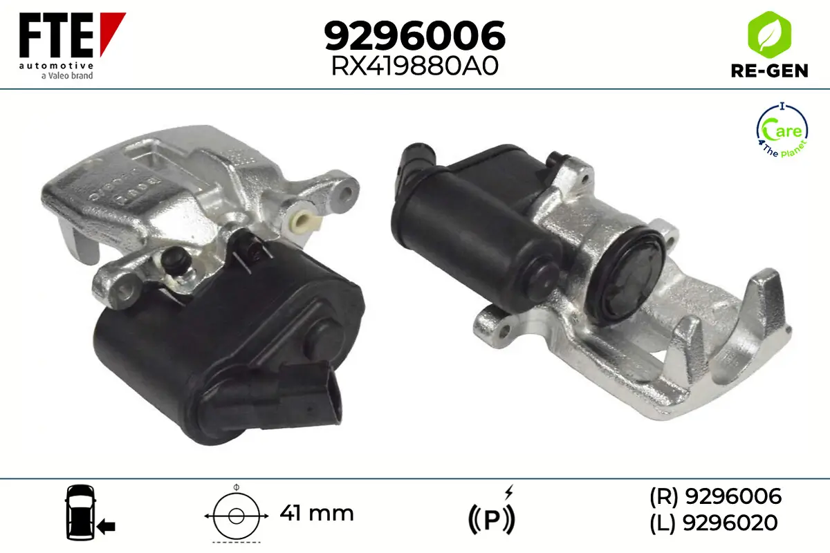 Bremssattel Hinterachse rechts FTE 9296006