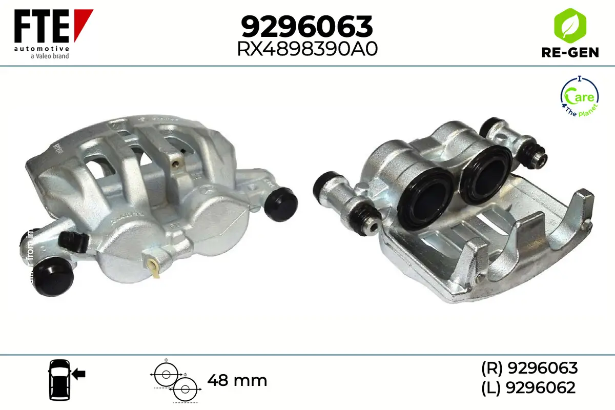 Bremssattel Vorderachse rechts FTE 9296063