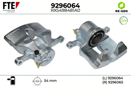 Bremssattel Vorderachse links FTE 9296064 Bild Bremssattel Vorderachse links FTE 9296064