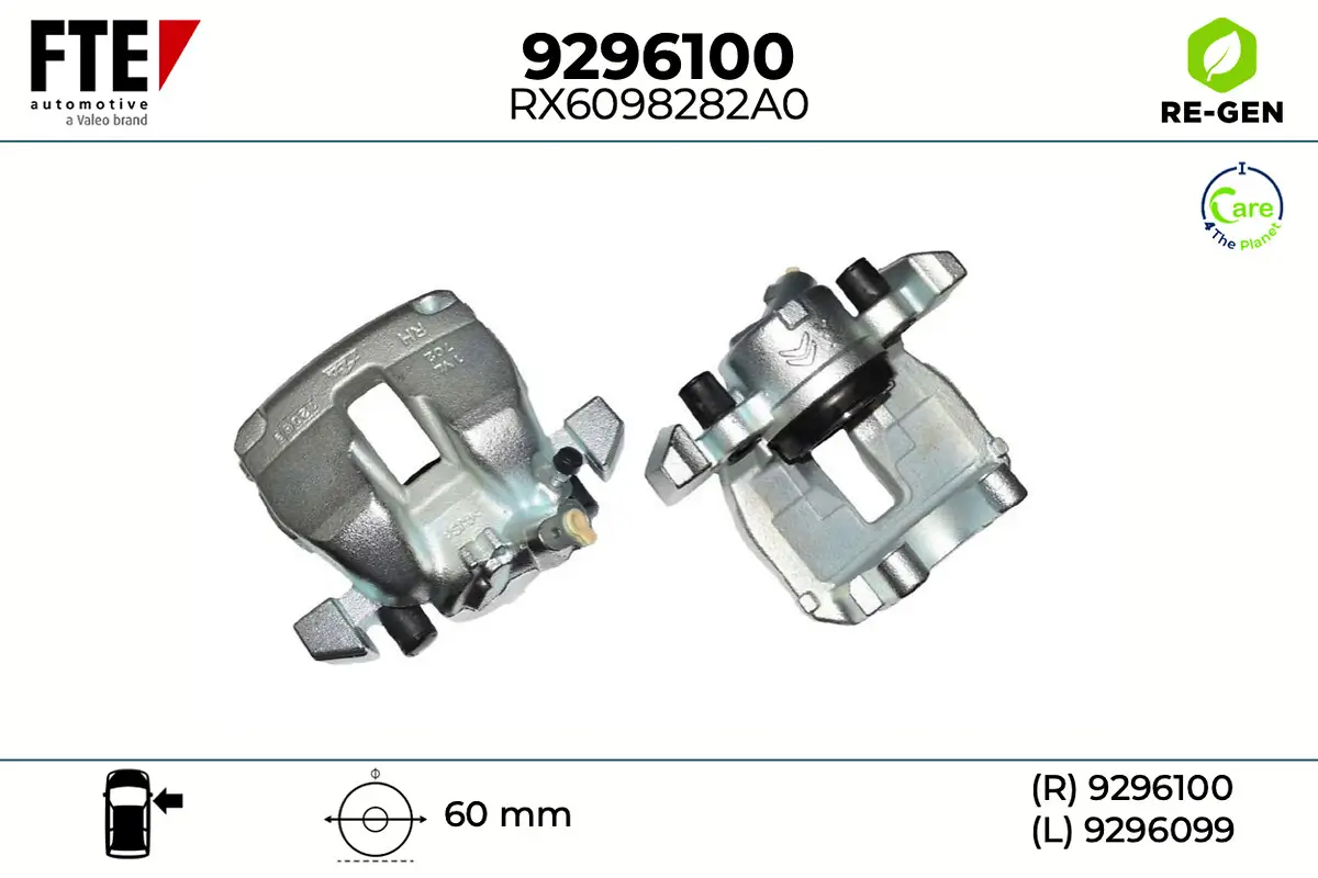 Bremssattel Vorderachse rechts FTE 9296100