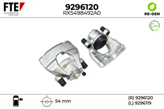 Bremssattel Vorderachse rechts FTE 9296120 Bild Bremssattel Vorderachse rechts FTE 9296120