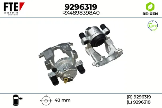 Bremssattel Vorderachse rechts FTE 9296319 Bild Bremssattel Vorderachse rechts FTE 9296319