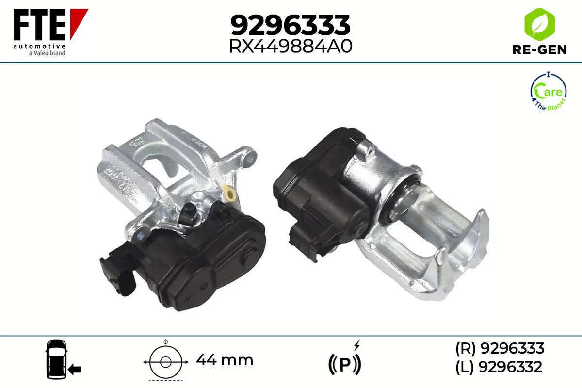Bremssattel Hinterachse rechts FTE 9296333