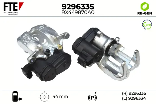 Bremssattel Hinterachse rechts FTE 9296335 Bild Bremssattel Hinterachse rechts FTE 9296335