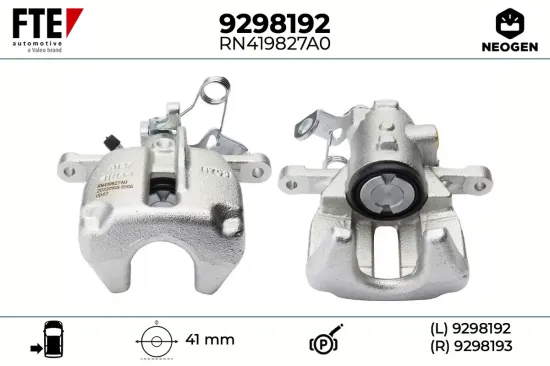 Bremssattel Hinterachse links FTE 9298192 Bild Bremssattel Hinterachse links FTE 9298192