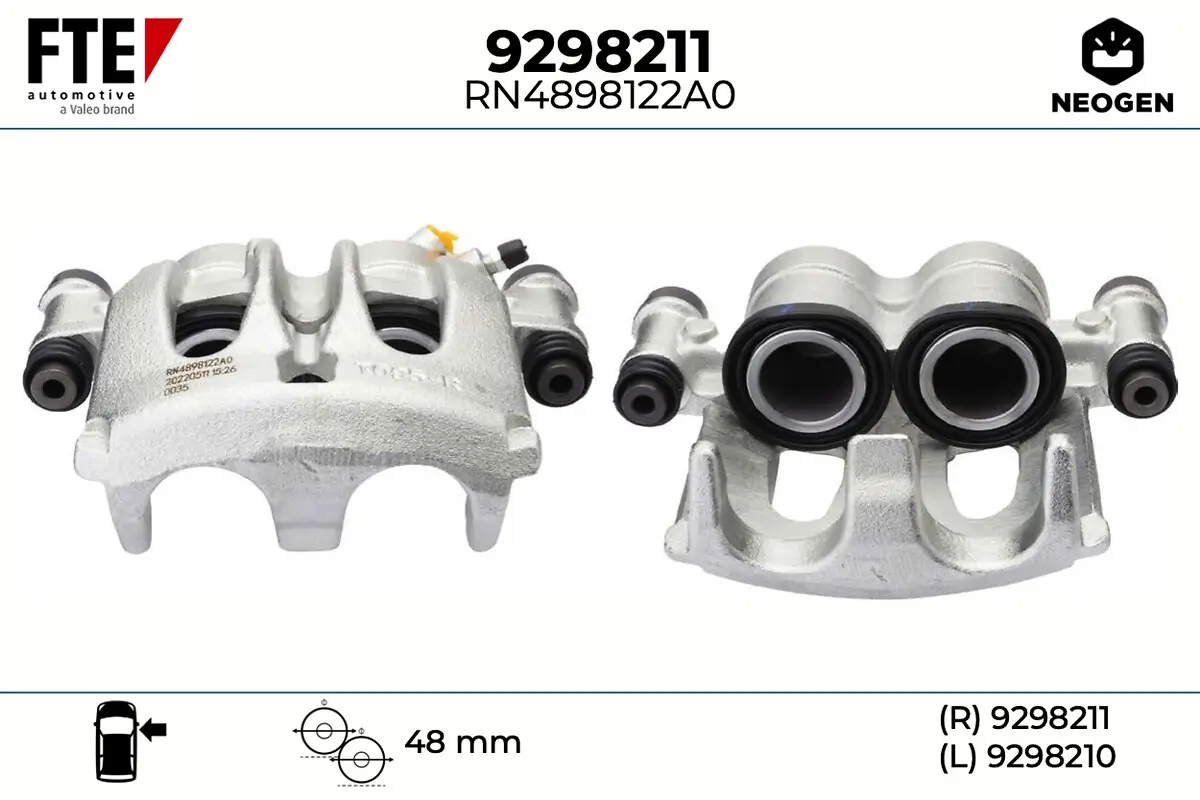 Bremssattel Vorderachse rechts FTE 9298211
