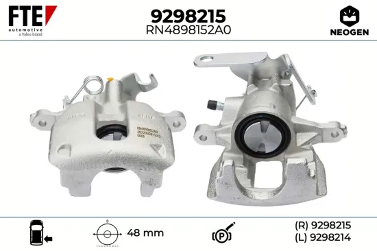 Bremssattel Hinterachse rechts FTE 9298215 Bild Bremssattel Hinterachse rechts FTE 9298215