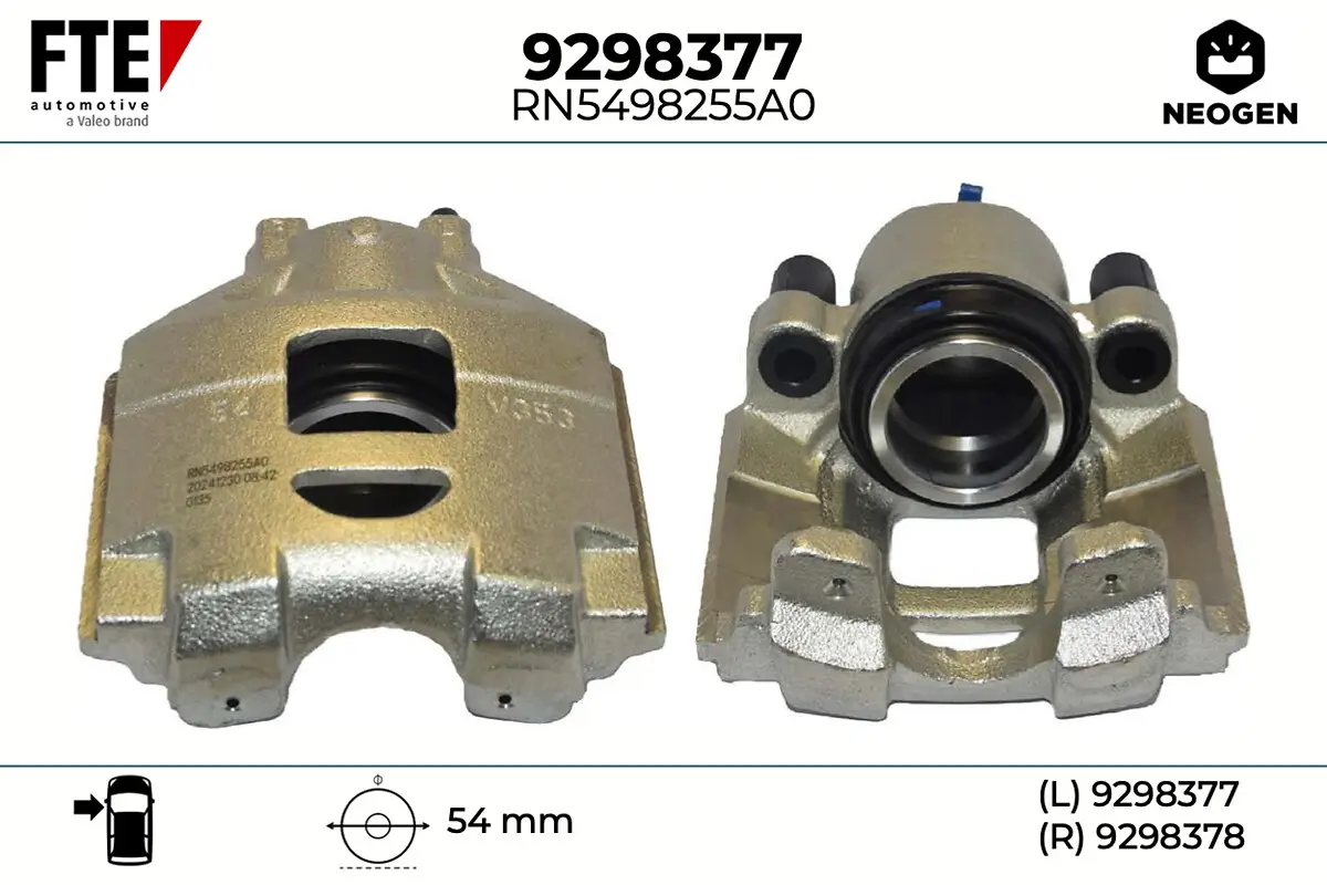 Bremssattel Vorderachse links FTE 9298377