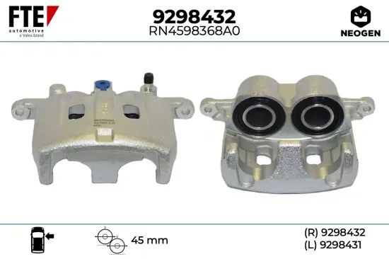 Bremssattel Vorderachse rechts FTE 9298432 Bild Bremssattel Vorderachse rechts FTE 9298432