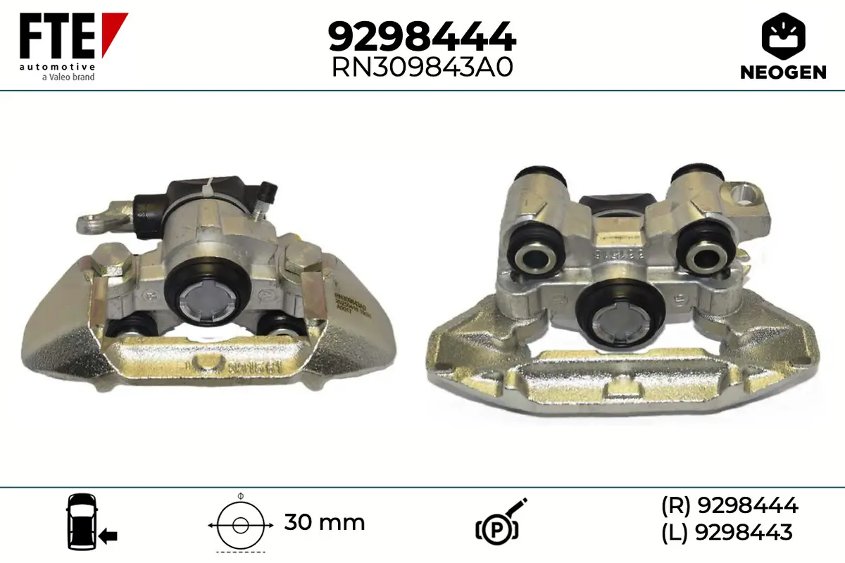 Bremssattel Hinterachse rechts FTE 9298444