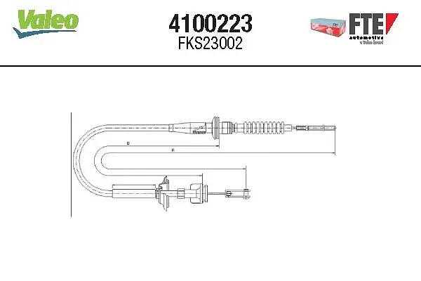 Seilzug, Kupplungsbetätigung FTE 4100223