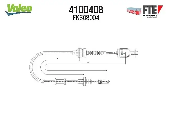 Seilzug, Kupplungsbetätigung FTE 4100408