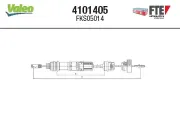 Seilzug, Kupplungsbetätigung FTE 4101405