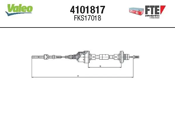 Seilzug, Kupplungsbetätigung FTE 4101817