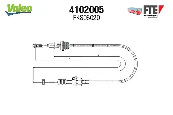 Seilzug, Kupplungsbetätigung FTE 4102005