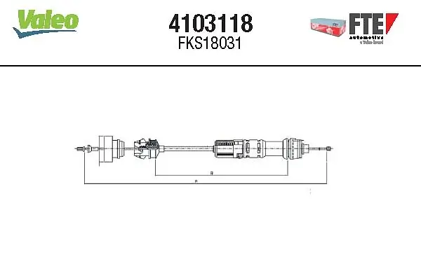 Seilzug, Kupplungsbetätigung FTE 4103118