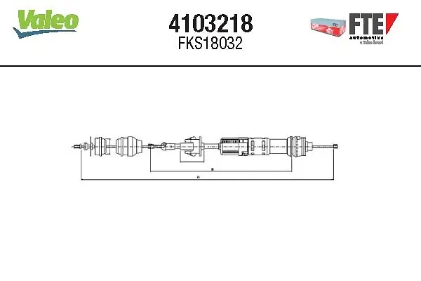 Seilzug, Kupplungsbetätigung FTE 4103218