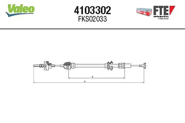Seilzug, Kupplungsbetätigung FTE 4103302