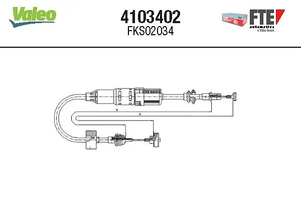 Seilzug, Kupplungsbetätigung FTE 4103402