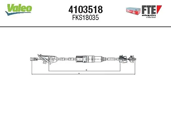 Seilzug, Kupplungsbetätigung FTE 4103518