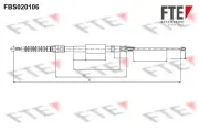 Seilzug, Feststellbremse hinten FTE 9250010