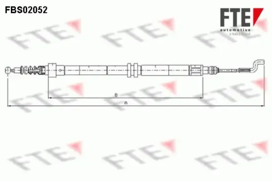 Seilzug, Feststellbremse FTE 9250055 Bild Seilzug, Feststellbremse FTE 9250055