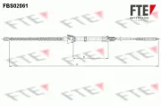 Seilzug, Feststellbremse hinten FTE 9250063