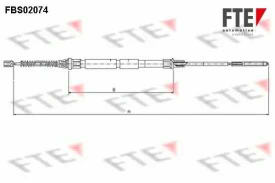 Seilzug, Feststellbremse FTE 9250075 Bild Seilzug, Feststellbremse FTE 9250075