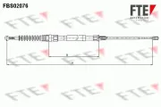 Seilzug, Feststellbremse hinten rechts FTE 9250077