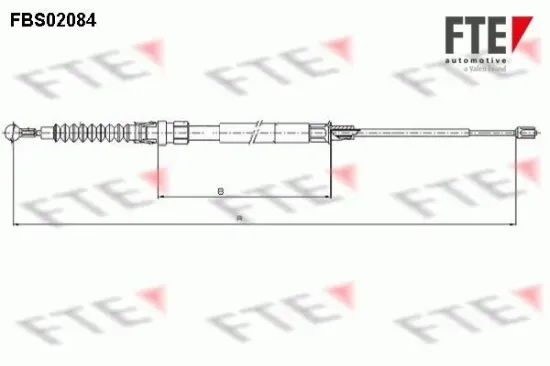 Seilzug, Feststellbremse FTE 9250084 Bild Seilzug, Feststellbremse FTE 9250084