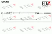 Seilzug, Feststellbremse hinten FTE 9250086