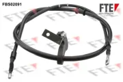 Seilzug, Feststellbremse hinten links FTE 9250091