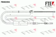 Seilzug, Feststellbremse hinten rechts FTE 9250094