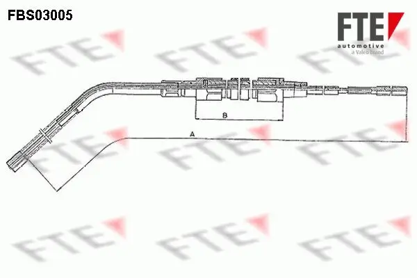 Seilzug, Feststellbremse hinten FTE 9250103